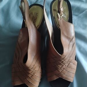 MICHAEL Michael Kors Tan Slingback Heels